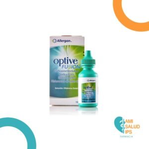 CARBOXIMETILCELULOSA SODICA 0.5% + GLICERINA 0.9% + HIALURONATO DE SODIO 0.1%, SOLUCION OFTALMICA FRASCO*15ML OPTIVE FUSION