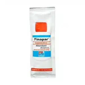 ALBENDAZOL 400MG/20ML SUSPENSIÓN ORAL SACHETS SOBRE*20ML FINAPAR
