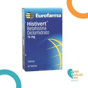 BETAHISTINA 16MG TABLETA HISTIVERT
