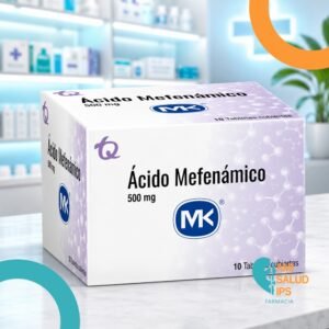 ACIDO MEFENAMICO 500MG BLISTER*10 TABLETAS MK
