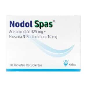 ACETAMINOFEN 325MG + HIOSCINA N-BUTILBROMURO 10MG TABLETA NODOL SPAS