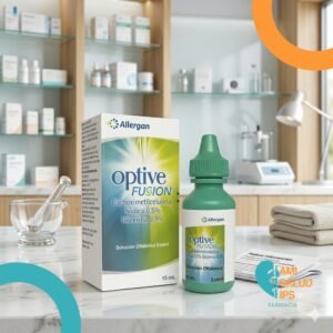 OPTIVE FUSION CARBOXIMETILCELULOSA 0.5%, GLICERINA 0.9%, HIALURONATO DE SODIO 0.1% SOLUCION OFTALMICA FRASCO*15ML ABBVIE