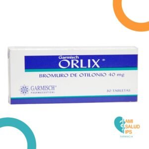 BROMURO DE OTILONIO 40MG TABLETA RECUBIERTA ORLIX
