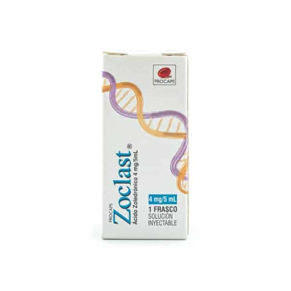 ACIDO ZOLENDRONICO 4MG/5ML SOLUCION INYECTABLE ZOCLAST