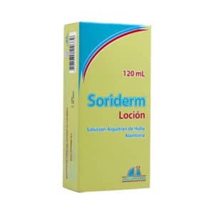 ALANTOINA + ALQUITRAN DE HULLA 2G+5G/100ML LOCION TOPICA FRASCO X 120ML SORIDERM ANGLOPHARMA