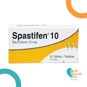 BACLOFENO 10MG TABLETA SPASTIFEN