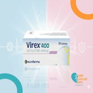 VIREX ACICLOVIR 400MG C*35 TABLETAS EUROFARMA