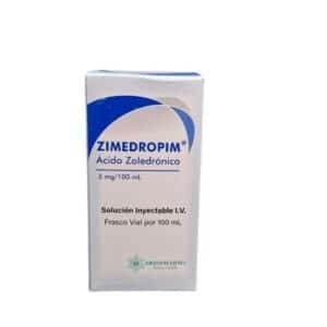 ACIDO ZOLENDRONICO 5MG/100ML SOLUCION INYECTABLE I.V ZIMEDROPIM