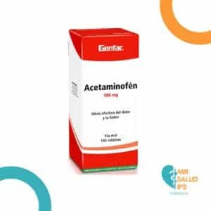 ACETAMINOFEN 500 MG TABLETA GENFAR