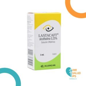 ALCAFTADINA 0.25% SOLUCION OFTALMICA FRASCO*3ML LASTACAFT