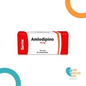 AMLODIPINO 10MG TABLETA GENFAR