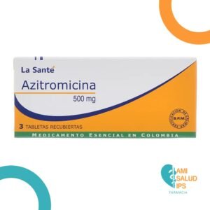AZITROMICINA 500MG TABLETA LA SANTE
