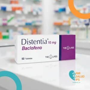 DISTENTIA BACLOFENO 10MG C*50 TABLETAS THE LABS