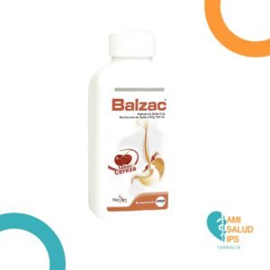 ALGINATO DE SODIO 2,5G + BICARBONATO DE SODIO 2,67G/100ML BALZAC SABOR CEREZA SUSPENSION ORAL 360ML