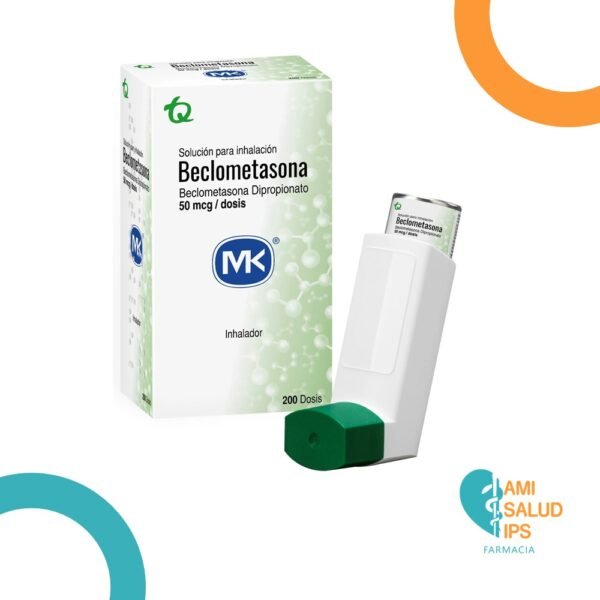 BECLOMETASONA DIPROPIONATO SOLUCION PARA INHALACION 50MCG/DOSIS INHALADOR 200 DOSIS MK