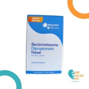 BECLOMETASONA DIPROPIONATO AEROSOL NASAL 50MCG/DOSIS INHALADOR 200 DOSIS BIOSYNTEC