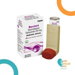 BECLOMETASONA DIPROPIONATO SUSPENSION PARA INHALACION 250MCG INHALADOR 200 DOSIS BECLORT