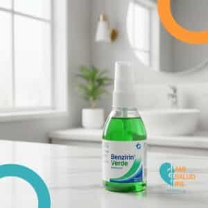 BENZIRIN VERDE SPRAY BENCIDAMINA CLORHIDRATO 0.15G/100ML SPRAY BUCAL FRASCO*120ML  TECNOQUIMICAS