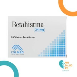 BETAHISTINA 24MG TABLETA RECUBIERTA COLMED