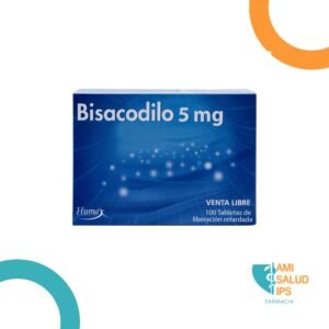 BISACODILO 5MG TABLETA HUMAX