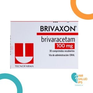 BRIVARACETAM 100MG COMPRIMIDO RECUBIERTO BRIVAXON