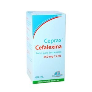 CEFALEXINA 250MG/5ML POLVO PARA SUSPENSION FRASCO*60ML CEPRAX