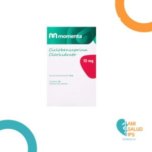 CICLOBENZAPRINA CLORHIDRATO 10MG TABLETA RECUBIERTA MOMENTA