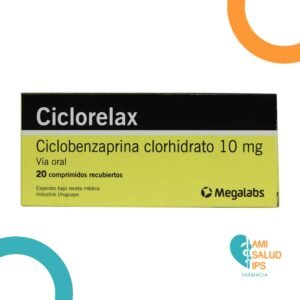 CICLOBENZAPRINA CLORHIDRATO 10MG COMPRIMIDO RECUBIERTO CICLORELAX