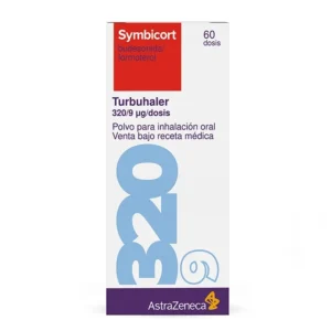 BUDESONIDE + FORMOTEROL (320+9) MCG POLVO PARA INHALACION ORAL SYMBICORT TURBUHALER 6O DOSIS ASTRAZENECA