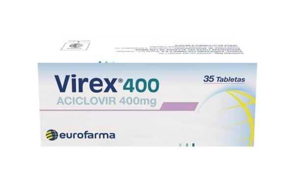 ACICLOVIR 400MG TABLETA VIREX 400