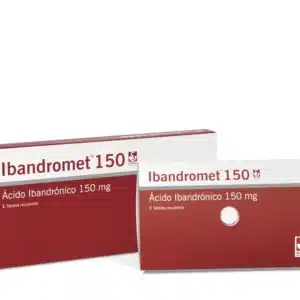 ACIDO IBANDRONICO 150MG TABLETA RECUBIERTA IBANDROMET 150