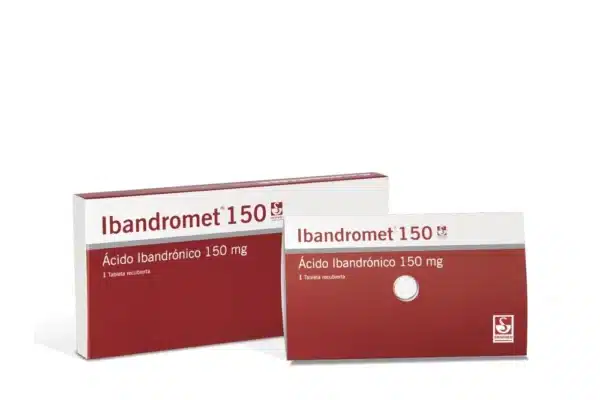 ACIDO IBANDRONICO 150MG TABLETA RECUBIERTA IBANDROMET 150