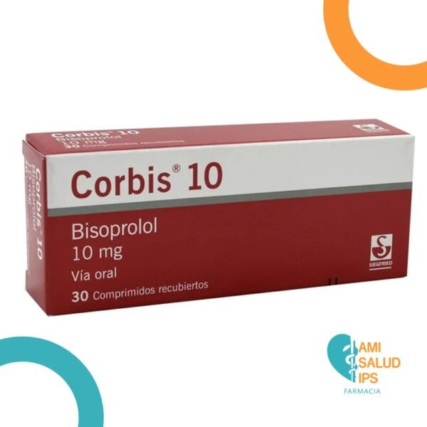 BISOPROLOL FUMARATO 10MG COMPRIMIDO CORBIS 10