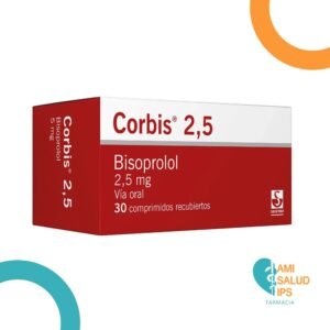 BISOPROLOL FUMARATO 2.5MG COMPRIMIDO CORBIS 2.5