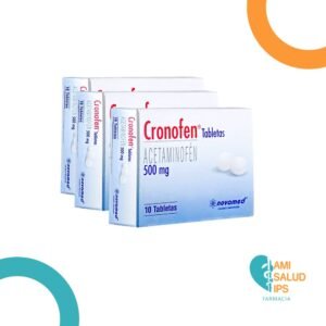 ACETAMINOFEN 500 MG TABLETA CRONOFEN