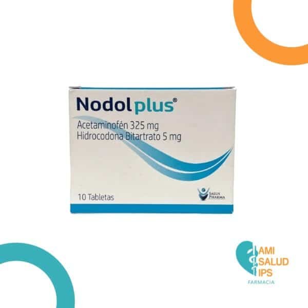 ACETAMINOFEN + HIDROCODONA 325MG+5MG TABLETAS NODOL PLUS
