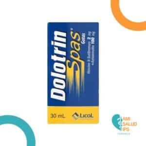 ACETAMINOFEN 100MG + HIOSCINA N-BUTILBROMURO 2MG GOTAS DOLOTRIN SPAS