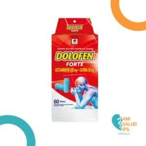 ACETAMINOFEN + CAFEINA 500MG+65MG TABLETAS DOLOFEN FORTE