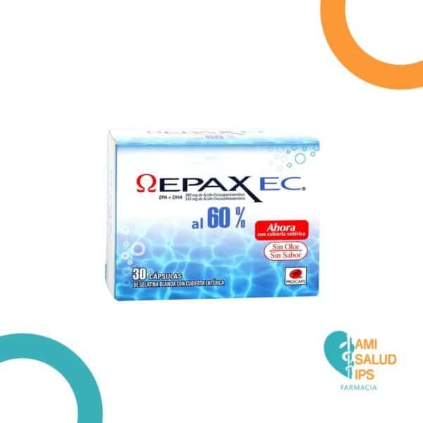 ACIDOS POLINSATURADOS AL 60% +EPA + DHA OMEGA 3 720MG CAPSULAS EPAX EC PROCAPS