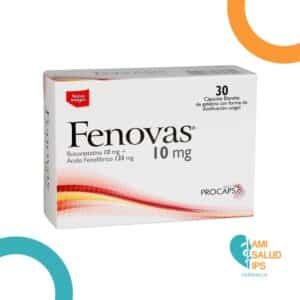 ACIDO FENOFIBRICO 135MG + ROSUVASTATINA 10MG CAPSULA BLANDA FENOVAS 10MG