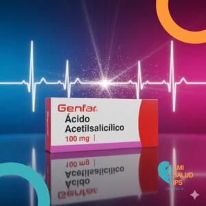 ACIDO ACETILSALICILICO 100MG BLISTERS * 100 TABLETAS GENFAR