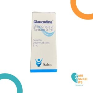 BRIMONIDINA TARTRATO 0.2% SOLUCION OFTALMICA FRASCO*5ML GLAUCODINA