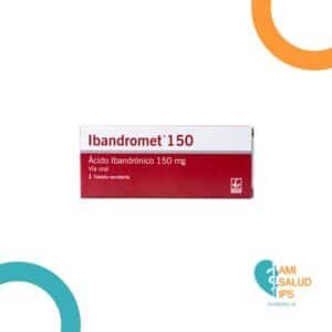 ACIDO IBANDRONICO 150MG TABLETA RECUBIERTA IBANDROMET 150