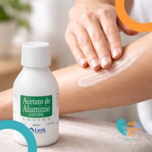ACETATO DE ALUMINIO LOCIÓN 0.059% FRASCO * 120ML LICOL