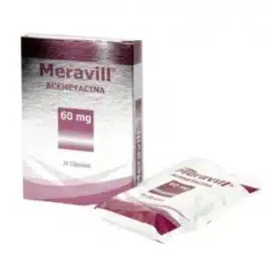 ACEMETACINA 60MG CAJA X 20 CAPSULAS MERAVILL