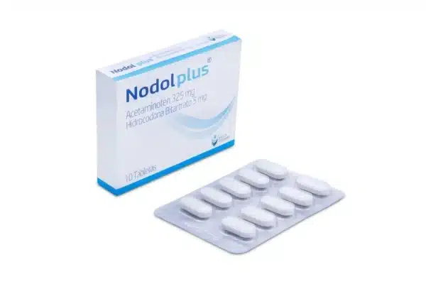 ACETAMINOFEN + HIDROCODONA 325MG+5MG TABLETAS NODOL PLUS