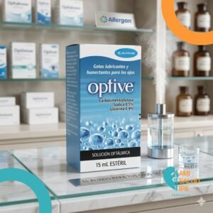 OPTIVE CARBOXIMETILCELULOSA 0.5%, GLICERINA 0.9% SOLUCION OFTALMICA FRASCO*15ML - ABBVIE