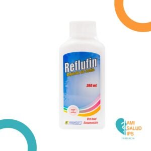 ALGINATO DE SODIO 2.5G/100ML REFLUFIN FRASCO X 360ML FARMASER S.A