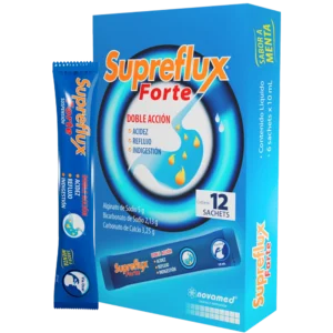 ALGINATO DE SODIO 5,0% + BICARBONATO DE SODIO 2,13% + CARBONATO DE CALCIO 3,25% SUPREFLUX SACHET  NOVAMED - Copy