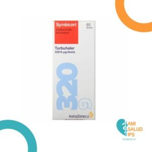 BUDESONIDE + FORMOTEROL (320+9) MCG POLVO PARA INHALACION ORAL SYMBICORT TURBUHALER 6O DOSIS ASTRAZENECA